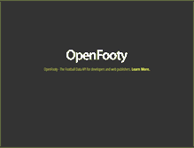 Tablet Screenshot of openfooty.org